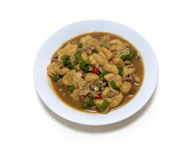 肉末油豆腐